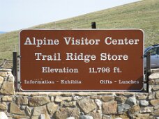 IMG_9239 We rode 3 passes over 12,000 feet. The visitor center is just below the summit.