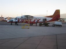 IMG_3453 Getting ready for our flight from Las Vegas to Marble Canyon